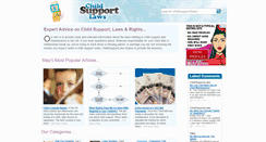 Desktop Screenshot of childsupportlaws.co.uk
